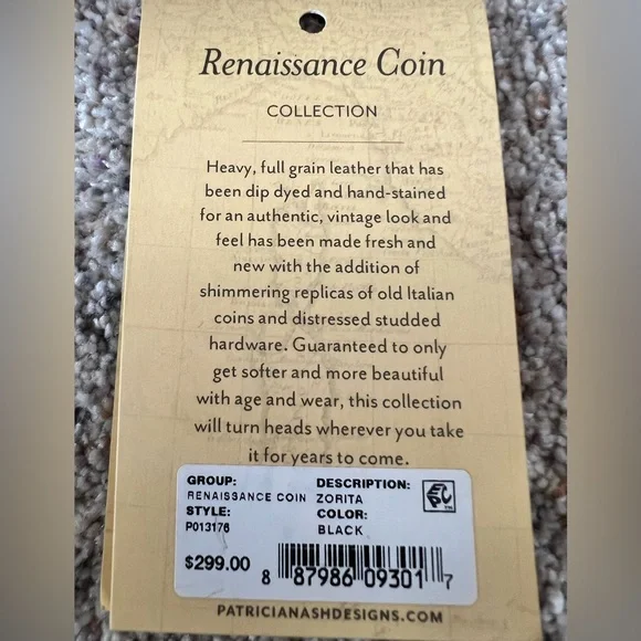 Patricia Nash Zorita Shoulder Bag with Coin Accent Detail - Picture 6 of 6